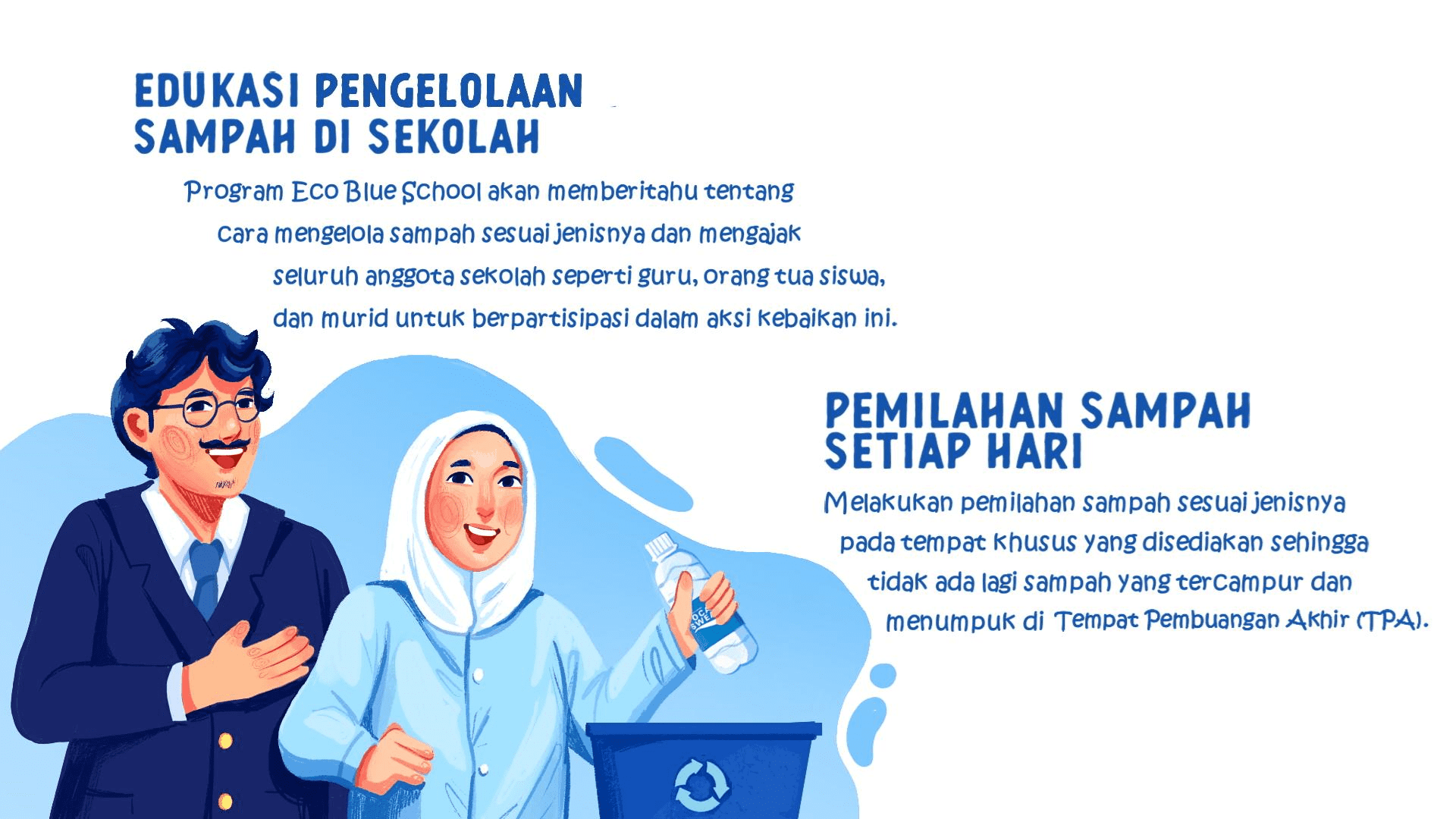 edukasi pengelolaan sampah di sekolah