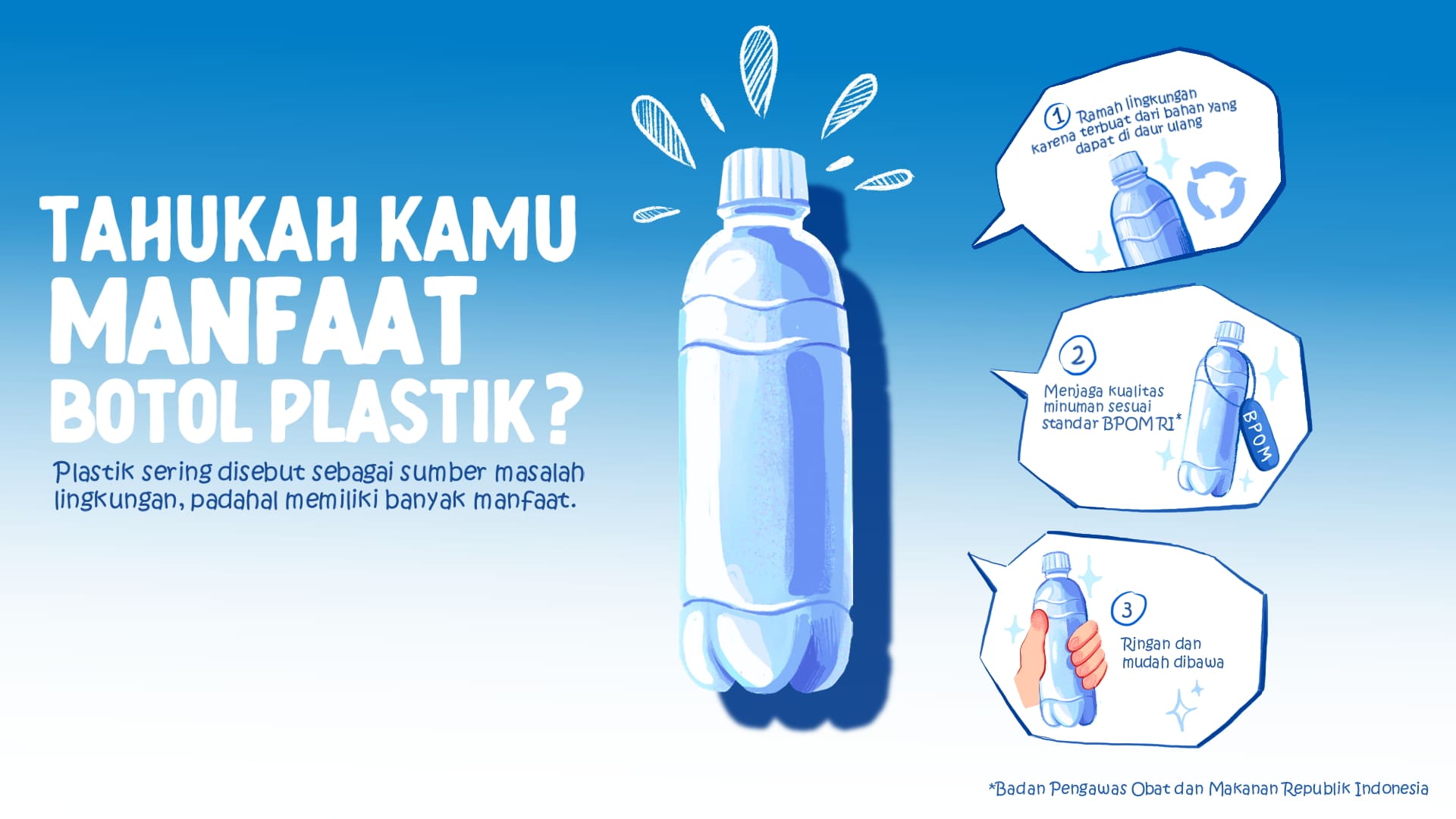 manfaat botol plastik